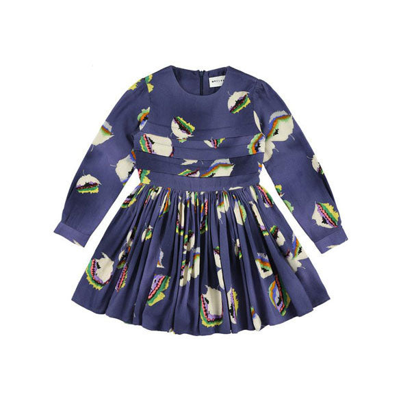 Morley Blue Bellprint Tempo Dress
