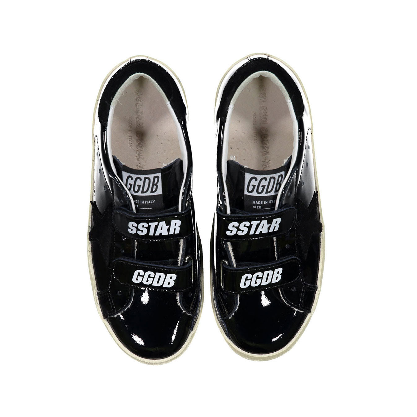 Golden Goose Black Old School Patent Sneakers – Ladida