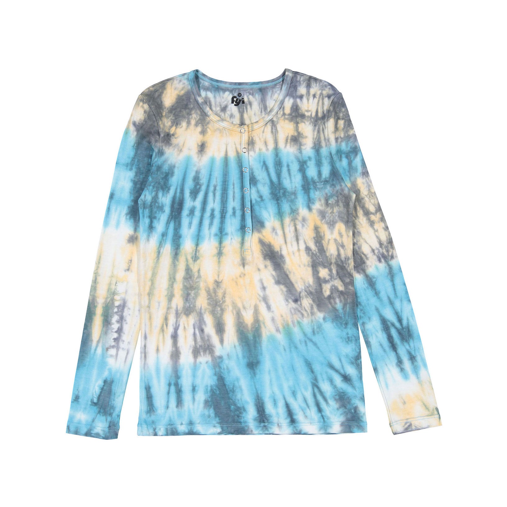 Beachy Keen Tie Dye T-Shirt Maxi in Blue