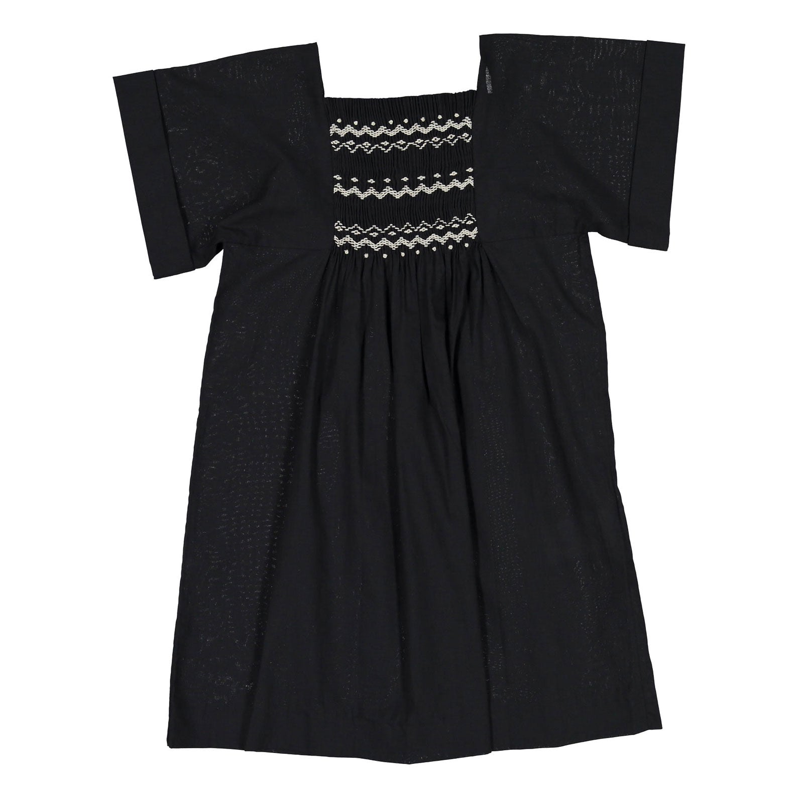 Bonpoint Black Smockee Paysanne Dress – Ladida