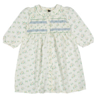 L by Ladida Floral Smocked Puff Sleeve Dress
