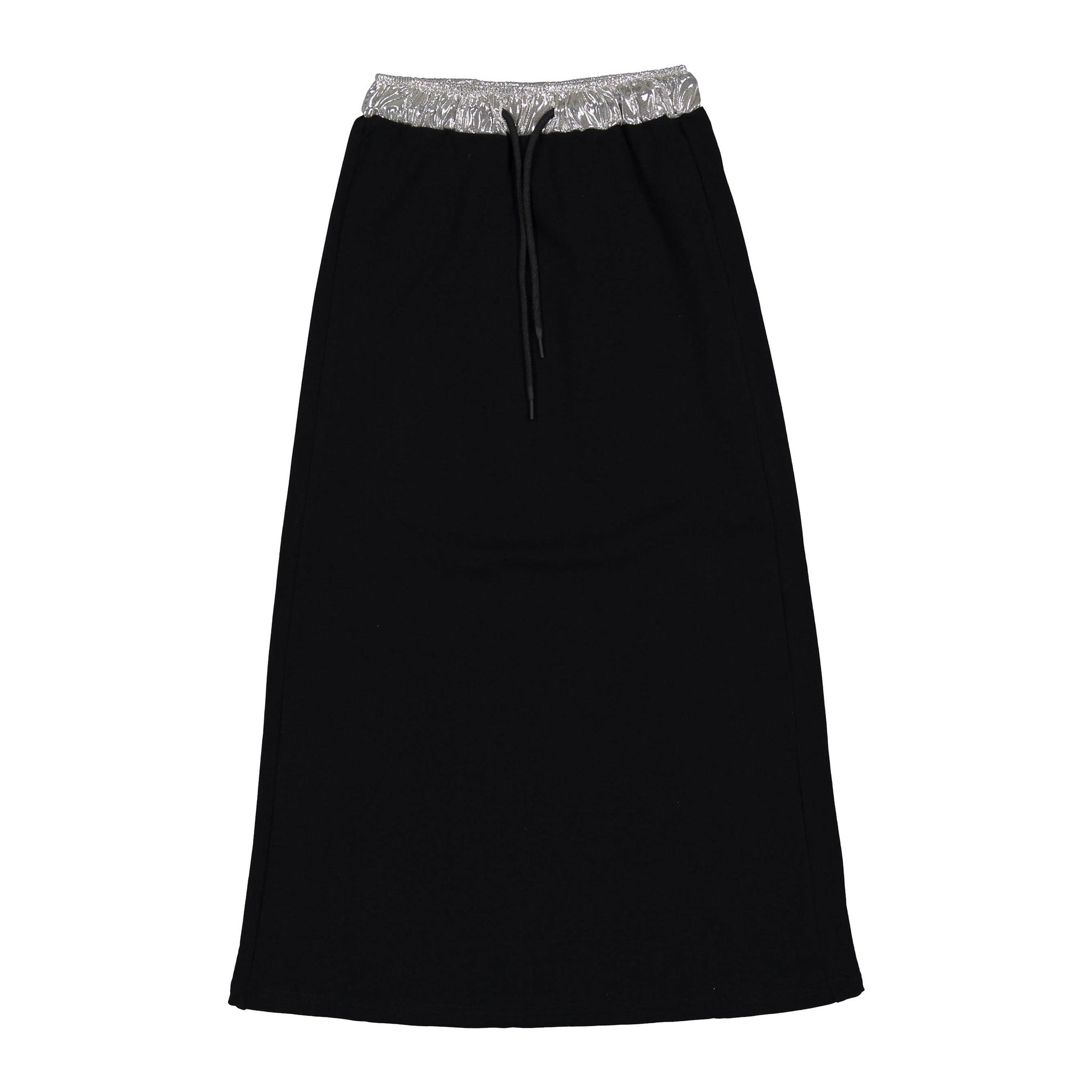 ELEMENTS Black Waistband Sweat Maxi Skirt – Ladida