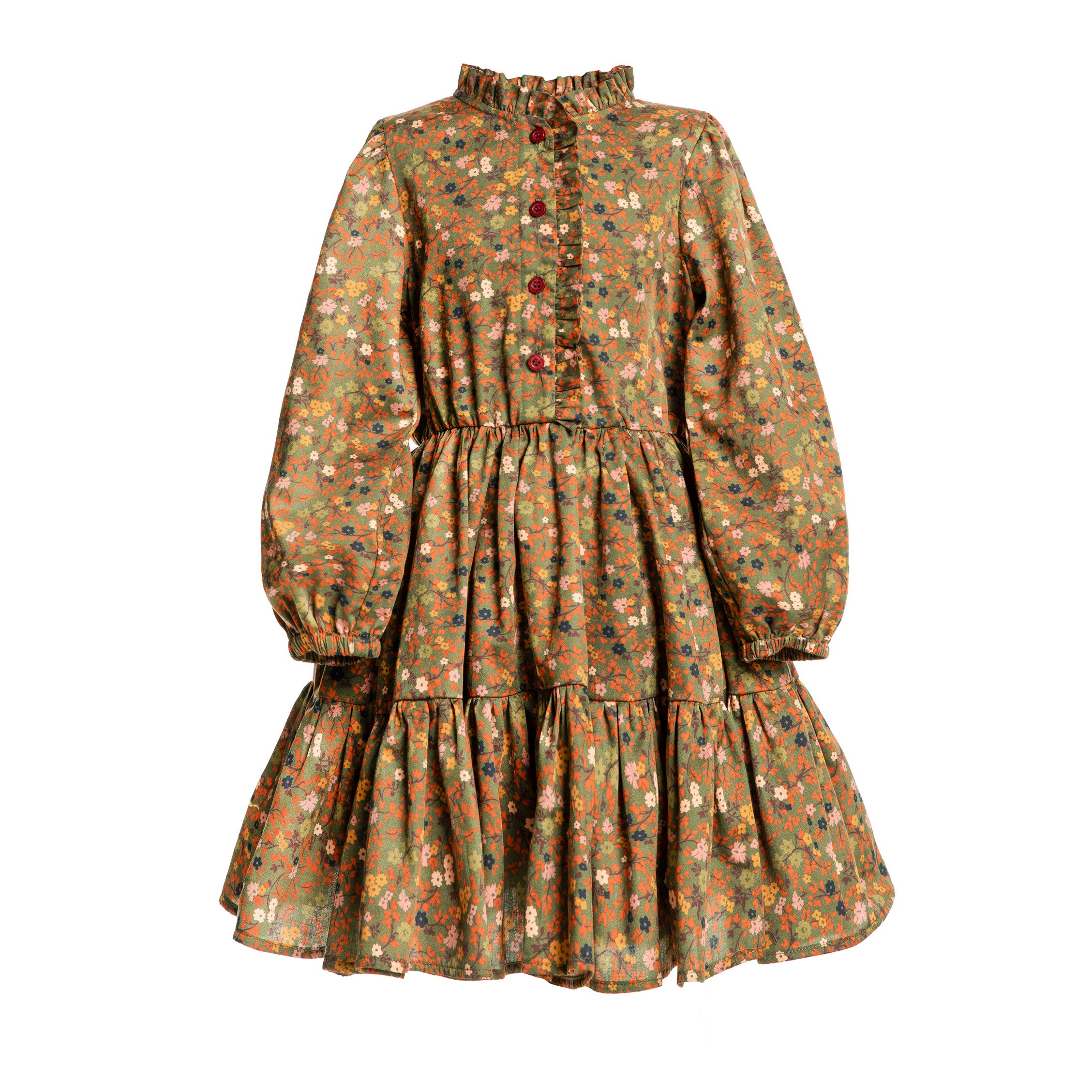 Paade Mode Green Fiorella Special Shirt Dress  Ladida