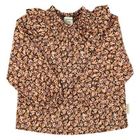 Piupiuchick Light Pink/Brown Flowers Blouse