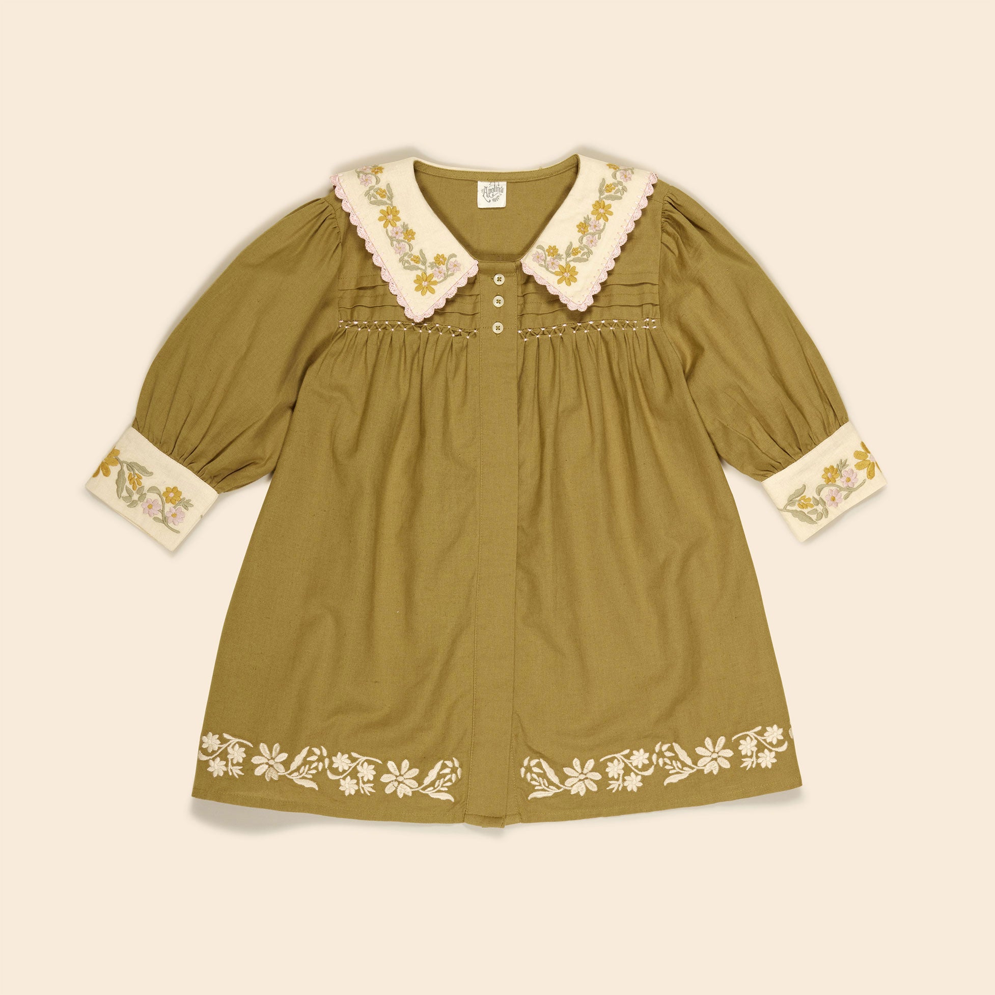 Apolina Dried Moss Bette Dress – Ladida