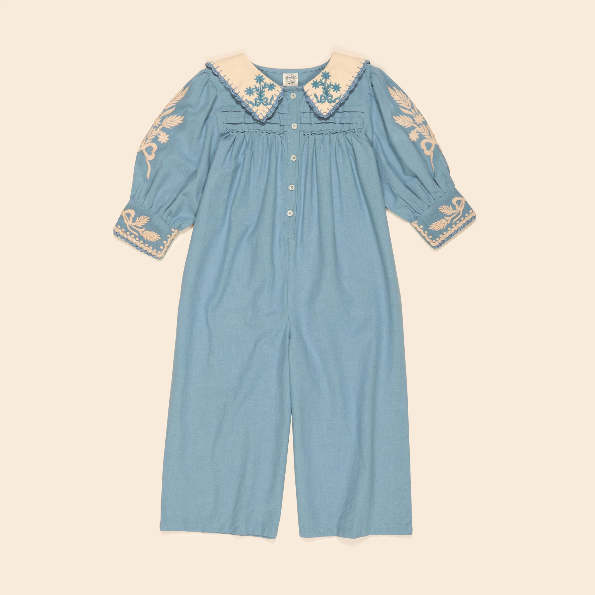 Apolina Blue Pebble Bette Jumpsuit – Ladida