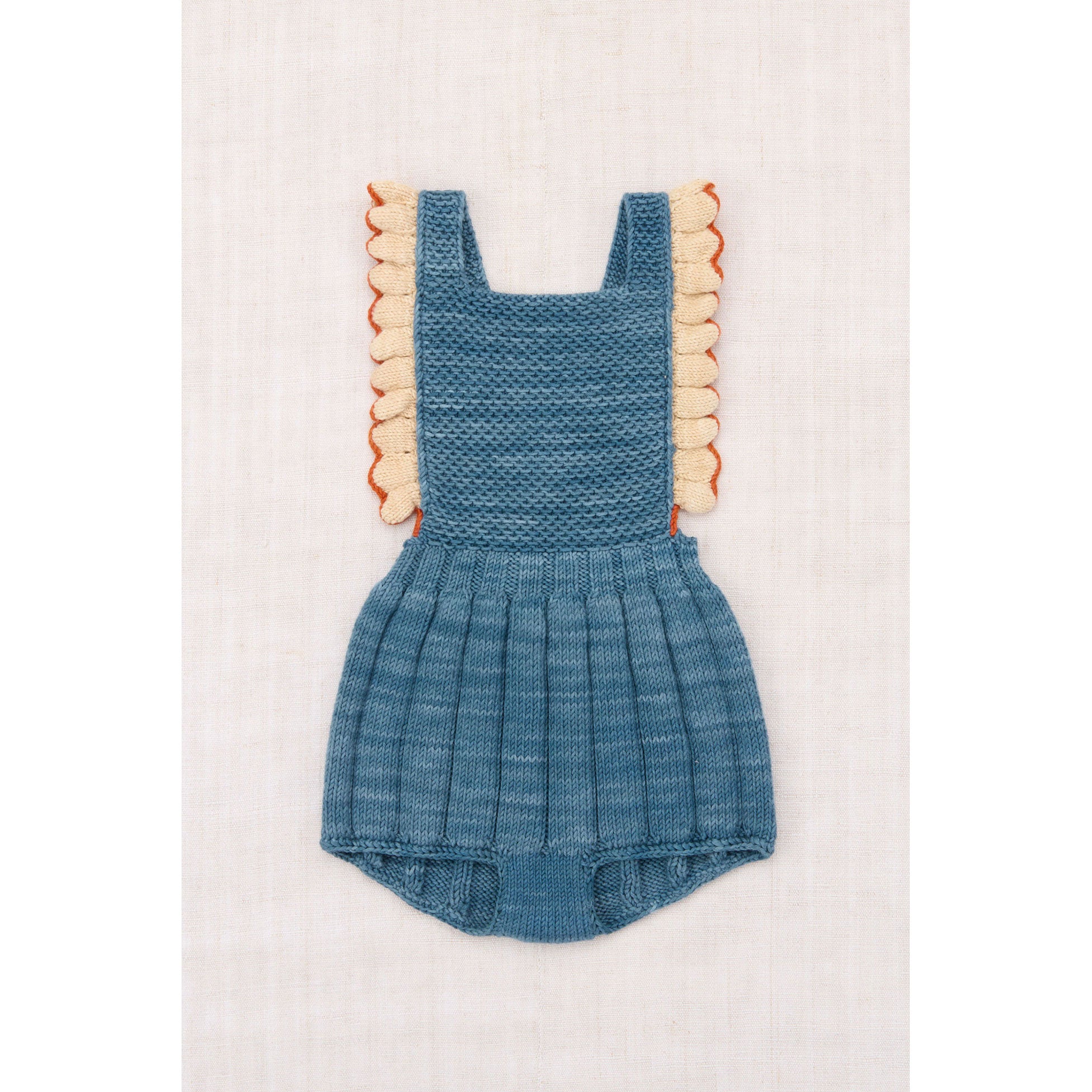 Misha and Puff Blue Slate Baby Eleanor Sunsuit – Ladida