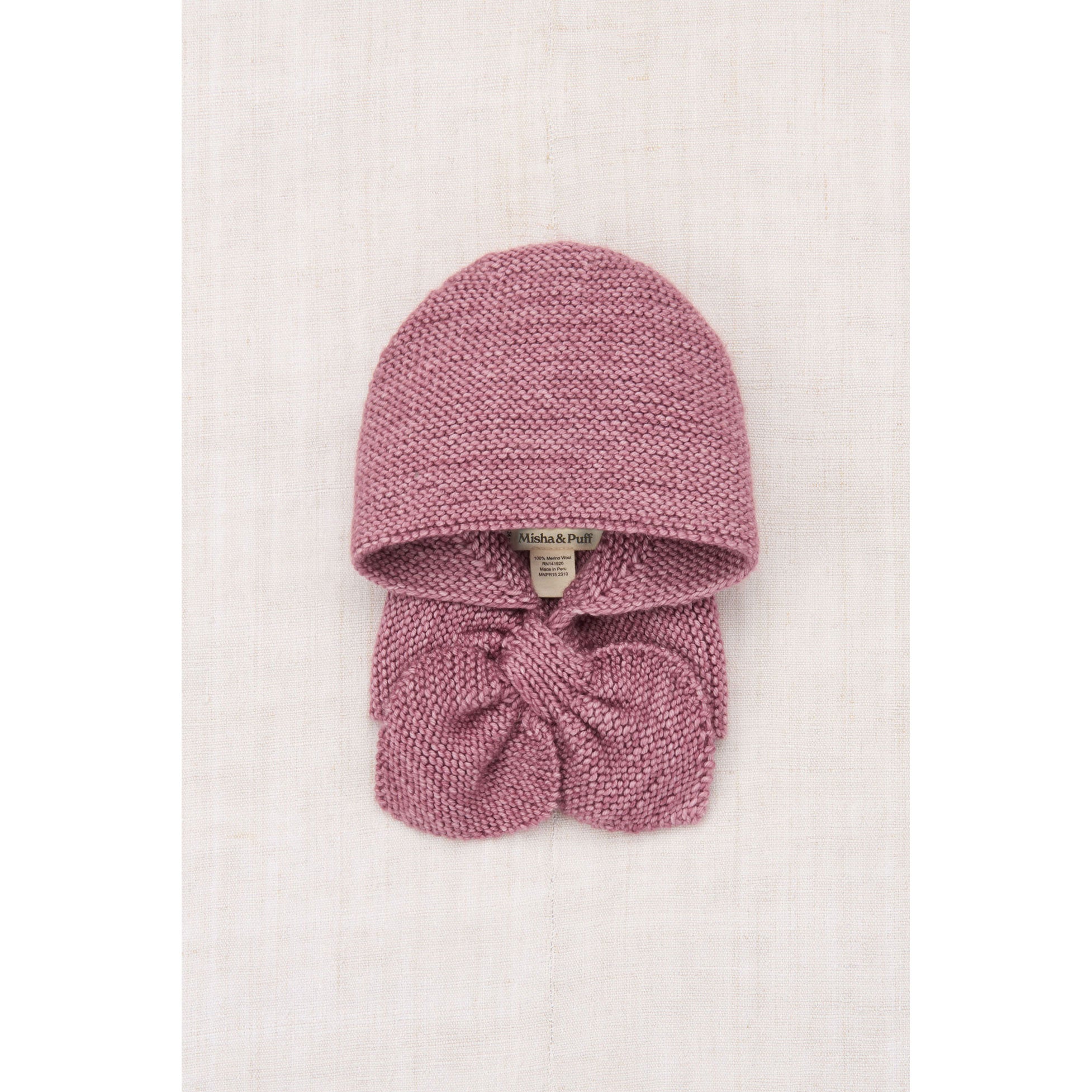 帽子 Misha & puff Fuchsia sledding Hood 4-8y Misha and Puff Antique Rose Baby Sledding Hood – Ladida