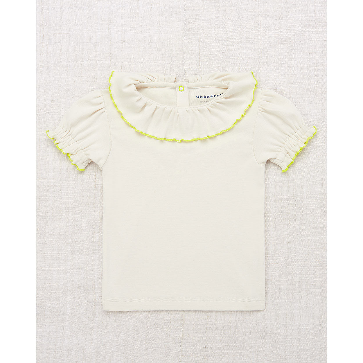 トップス misha&puff Paloma Tee Marzipan 12-18m Misha and Puff Marzipan Balloon Sleeve Paloma Tee – Ladida