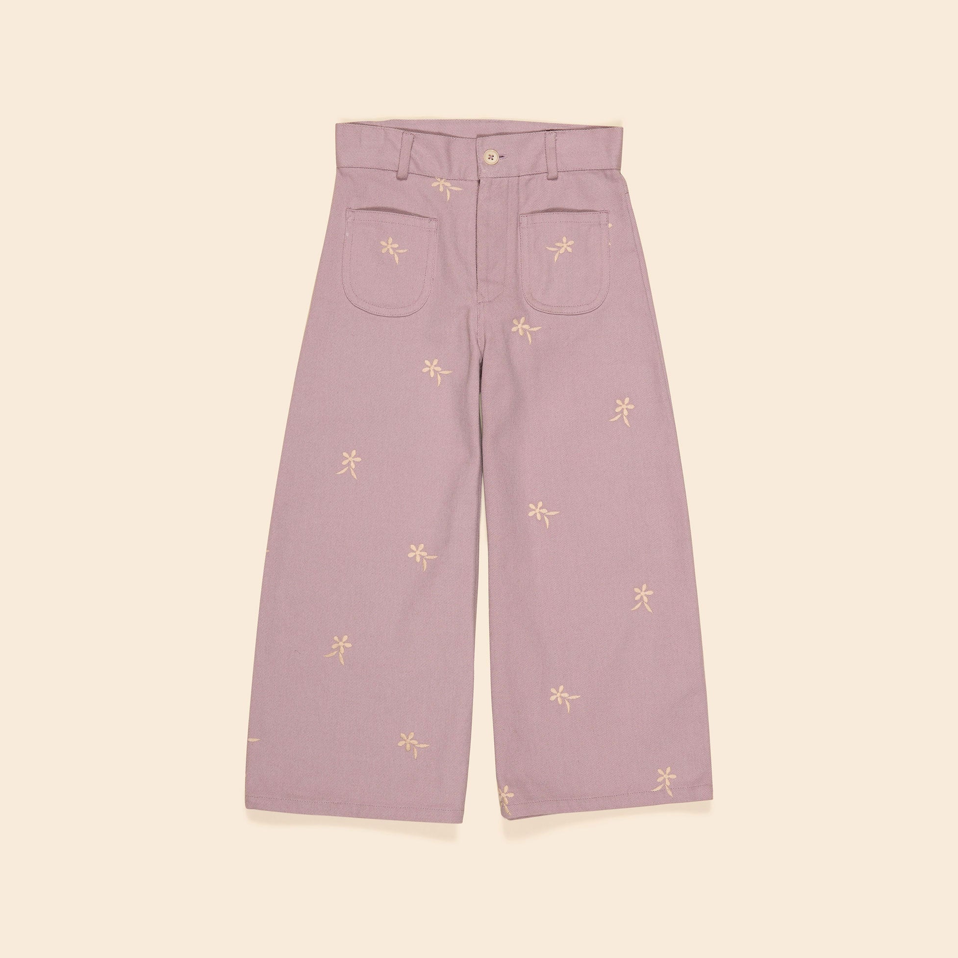 Apolina Lilac Casey 70'S All Over Embroidery Jean – Ladida