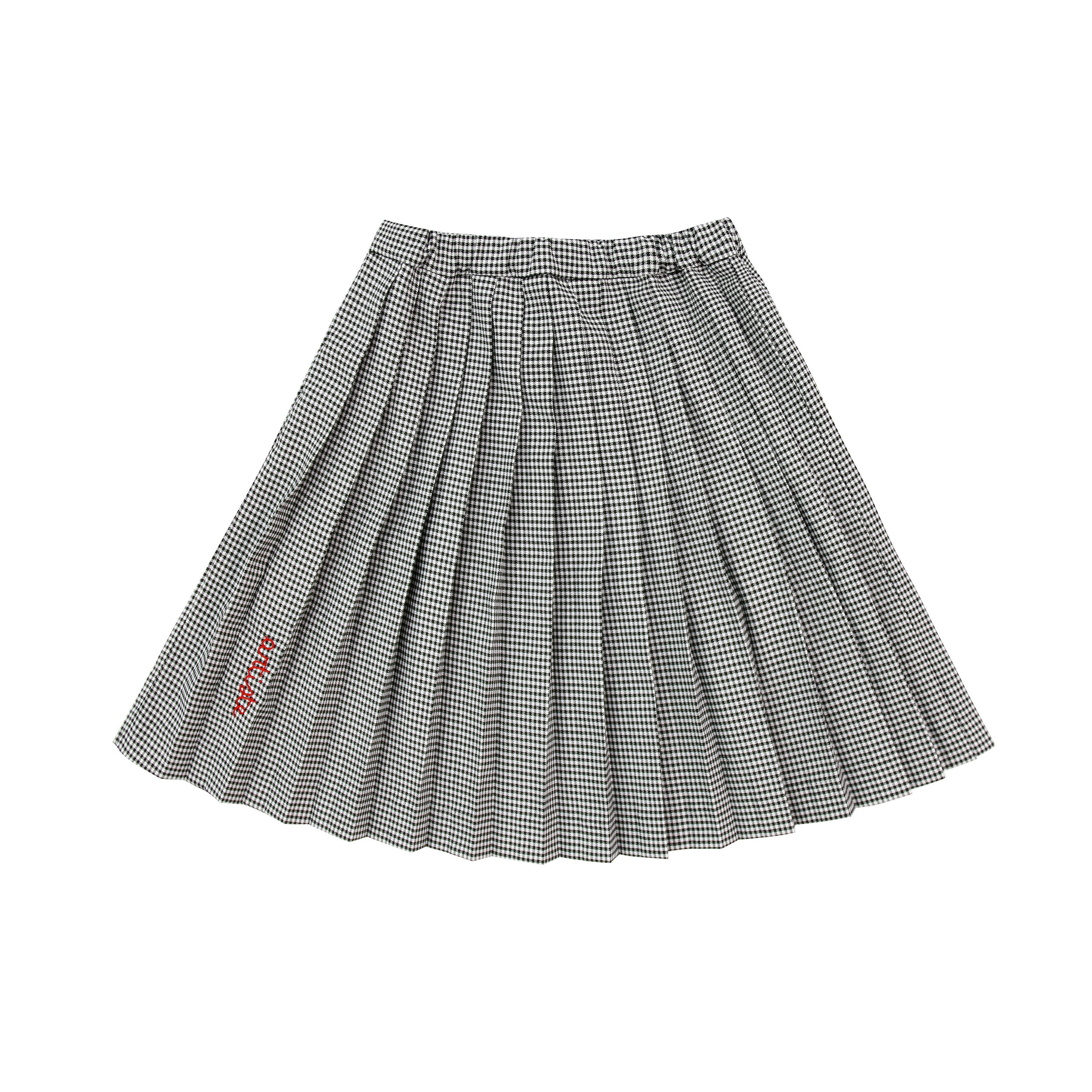 【andmary】Coco check pleats skirt ANDMARY】Coco check pleats skirt