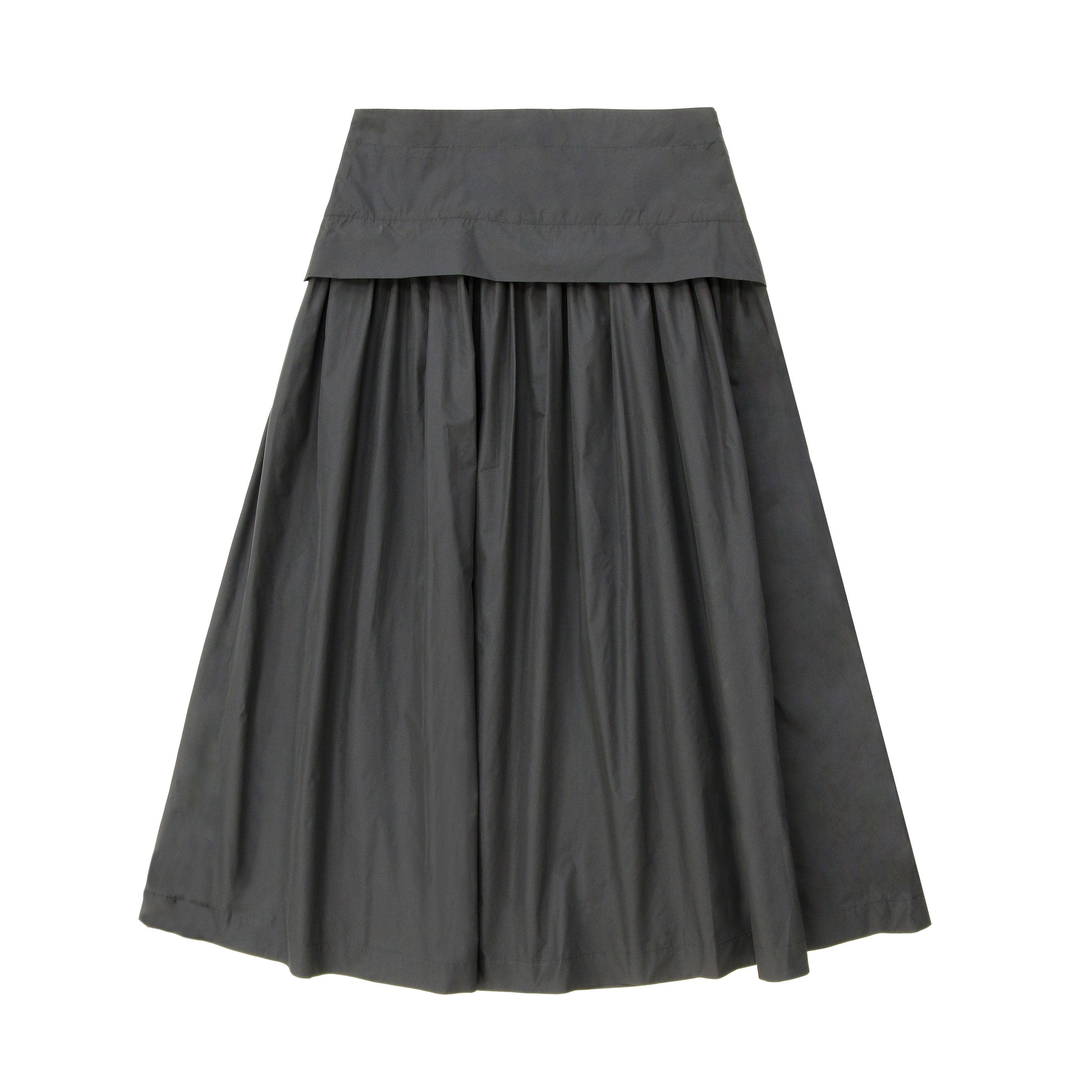 Coco Blanc Black Taffeta Skirt – Ladida