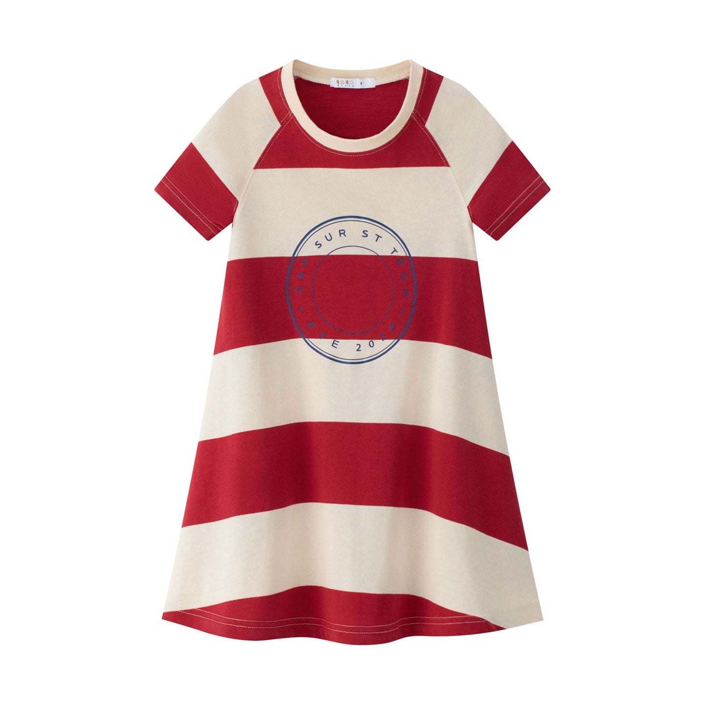 red and white striped t shirt dress Coco Blanc Stripe Short Sleeved A-Line 2 lace corset dress Talia This cute Christmas dress BEST PRESENTS EVER Size:EU 40.5