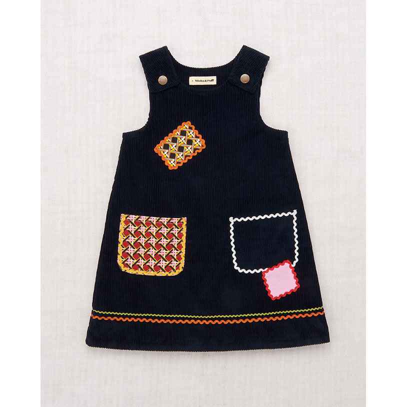 Misha&Puff Corduroy Patchwork ワンピ Misha&Puff Corduroy Patchwork ワンピ - メルカリ