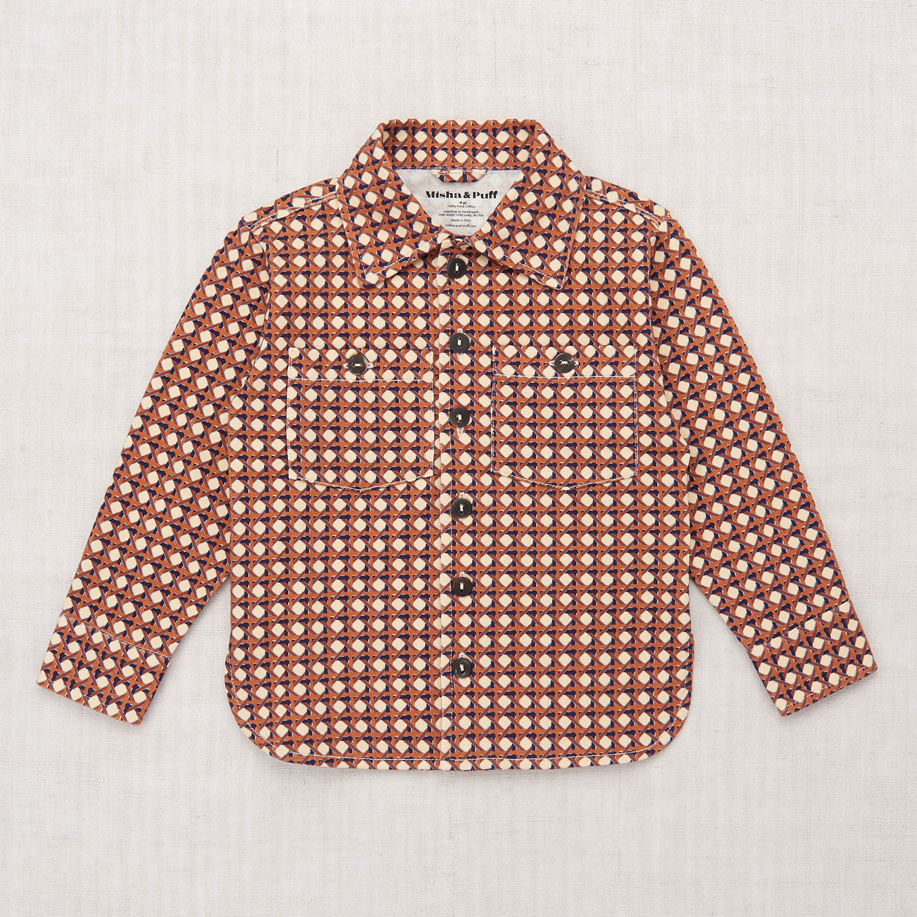 4Y ベビー・キッズ misha and puff lattice directors jacket