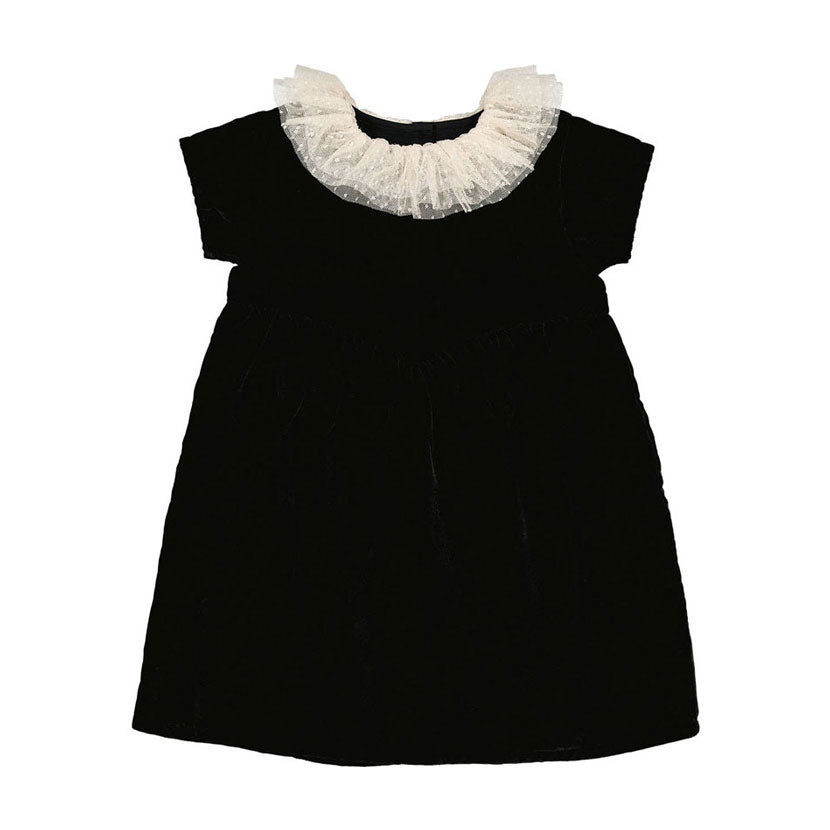Louis Louise Black Velvet Jeanne Dress – Ladida