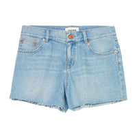 Finger In The Nose Bleached Dirty Blue 5-Pocket Eva Shorts
