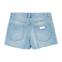 Finger In The Nose Bleached Dirty Blue 5-Pocket Eva Shorts