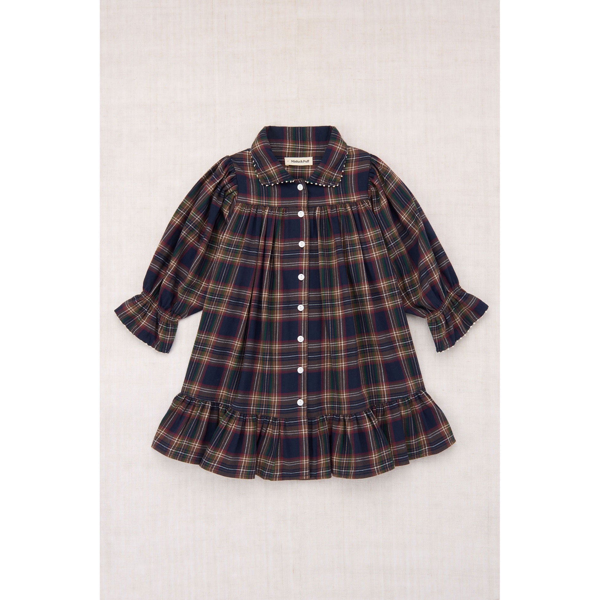 Misha and Puff Ink Plaid Ingrid Dress – Ladida