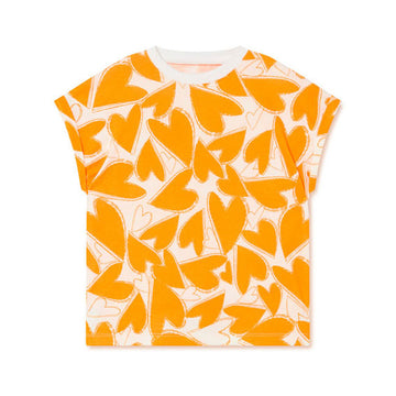  Orange Chaotic Love T-Shirt