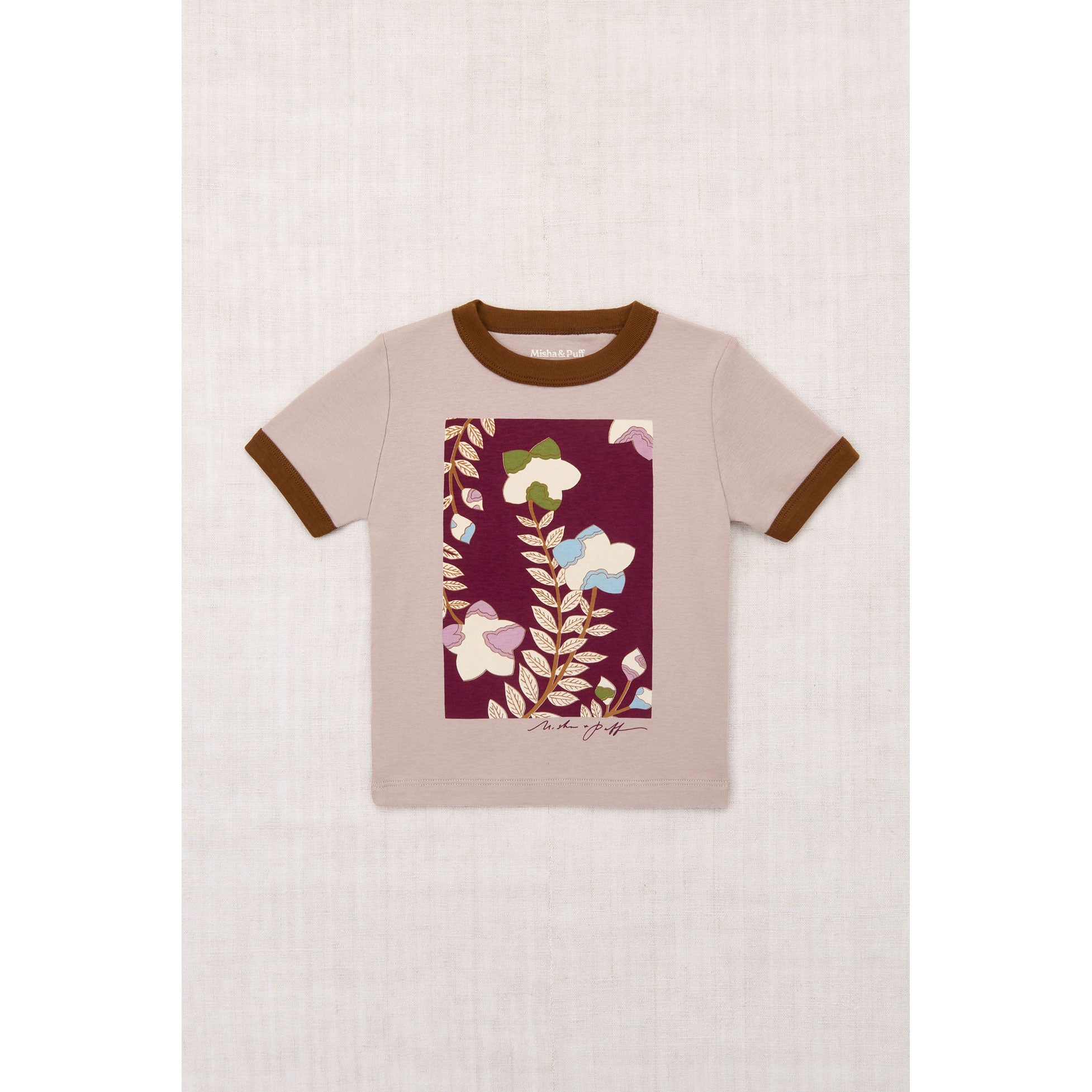 Misha and Puff Turtledove Kikyo Flower Ringer Tee – Ladida
