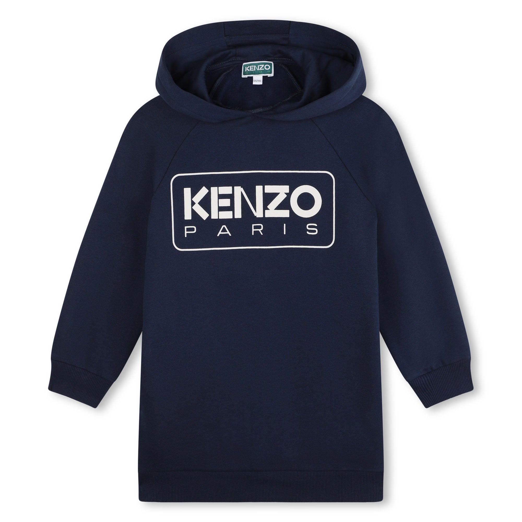 Kenzo Navy Logo Hoodie Dress – Ladida