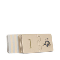 Konges Slojd Beige Cardboard Puzzle Numbers