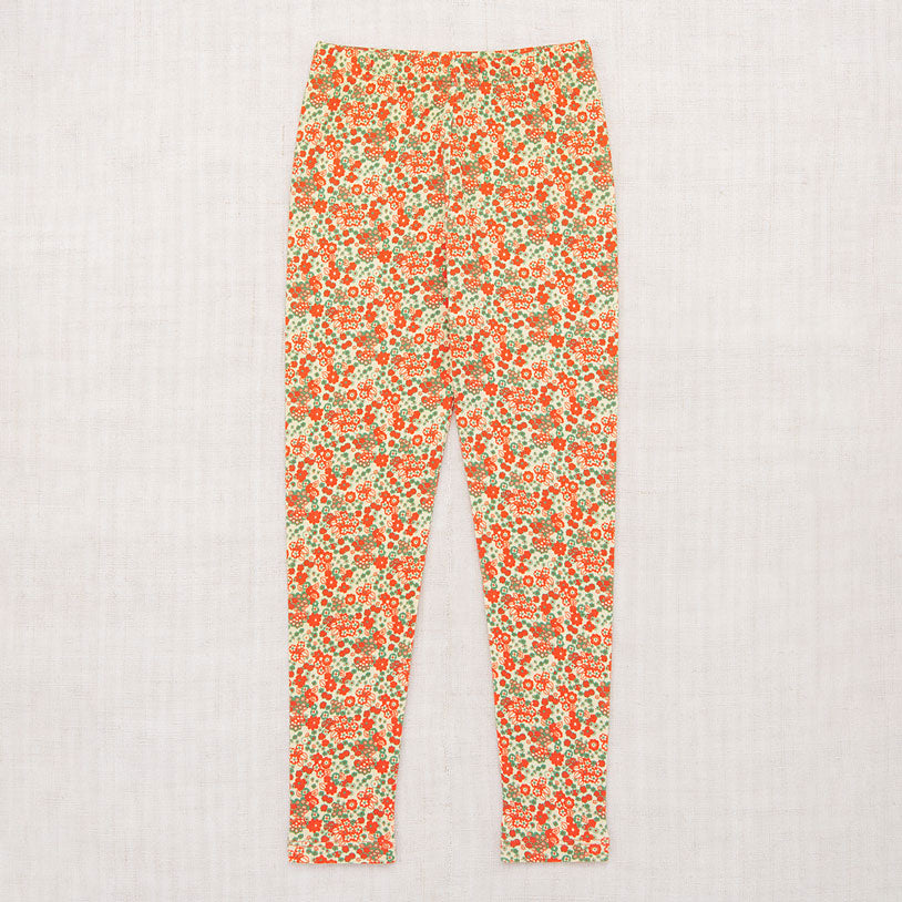 【新品】misha&puff Pima Cotton Leggings 2y Misha & Puff / Legging - Plum Watercolor Plaid
