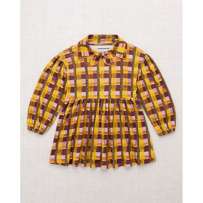 Misha and Puff Plum Watercolor Stripe Long Sleeve Junior Scout