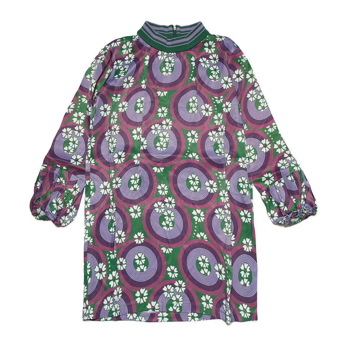Marni Purple 70s Circles Dress - Main Image