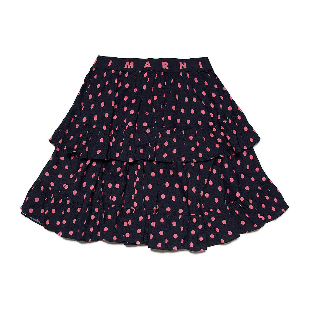 【BAON】Marson dot flare layered mini skirt Marine Layer Bonnie Mini Skirt size 12 | eBay