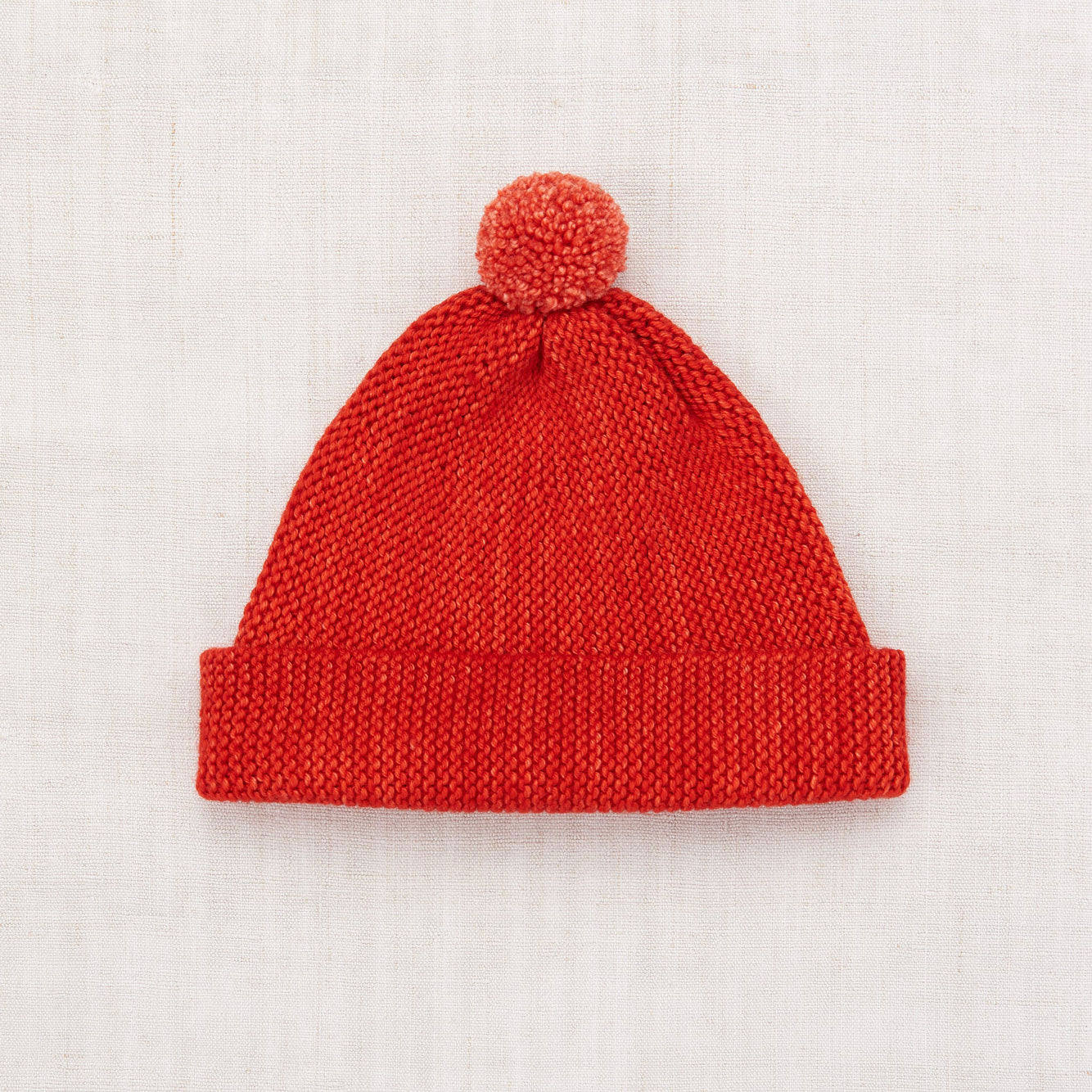 Misha and Puff Garter Hat - Red Flame – Ladida