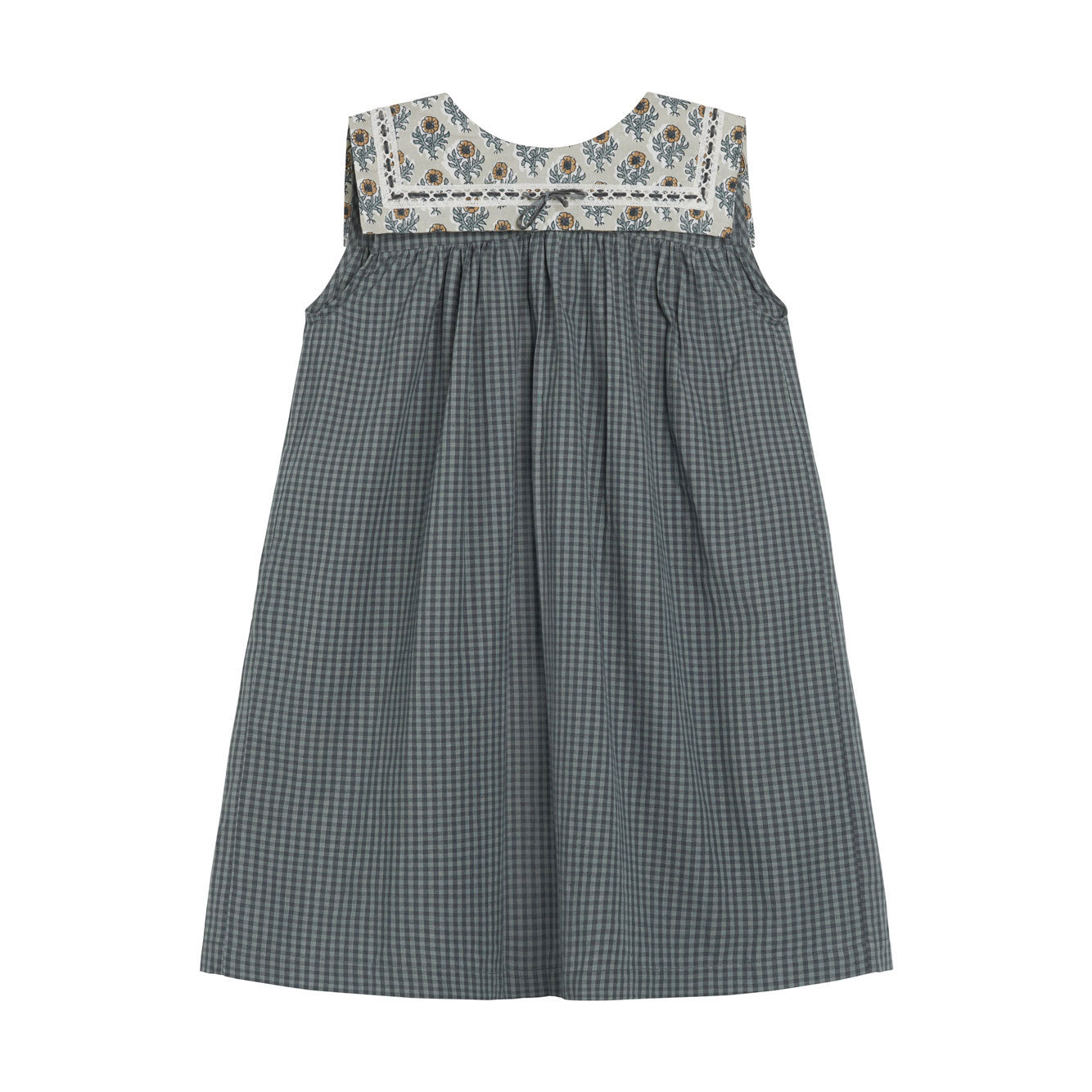 新品　Little Cotton Clothes◆Organic Nola Dr Little Cotton Clothes Little Blue Check Organic Nola Dress
