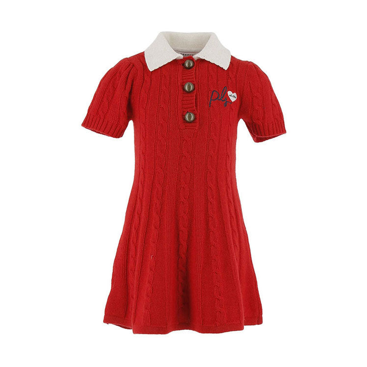 Philosophy Red Short Sleeve Knit Dress Ladida Philosophy Red Short Sleeve Knit Dress Ladida