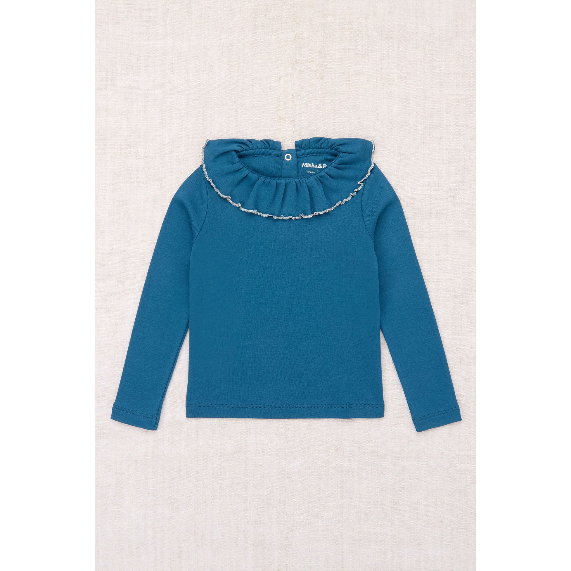 トップス misha&puff misha and puff Paloma Top 2y Misha and Puff Blue Smoke Paloma Top – Ladida