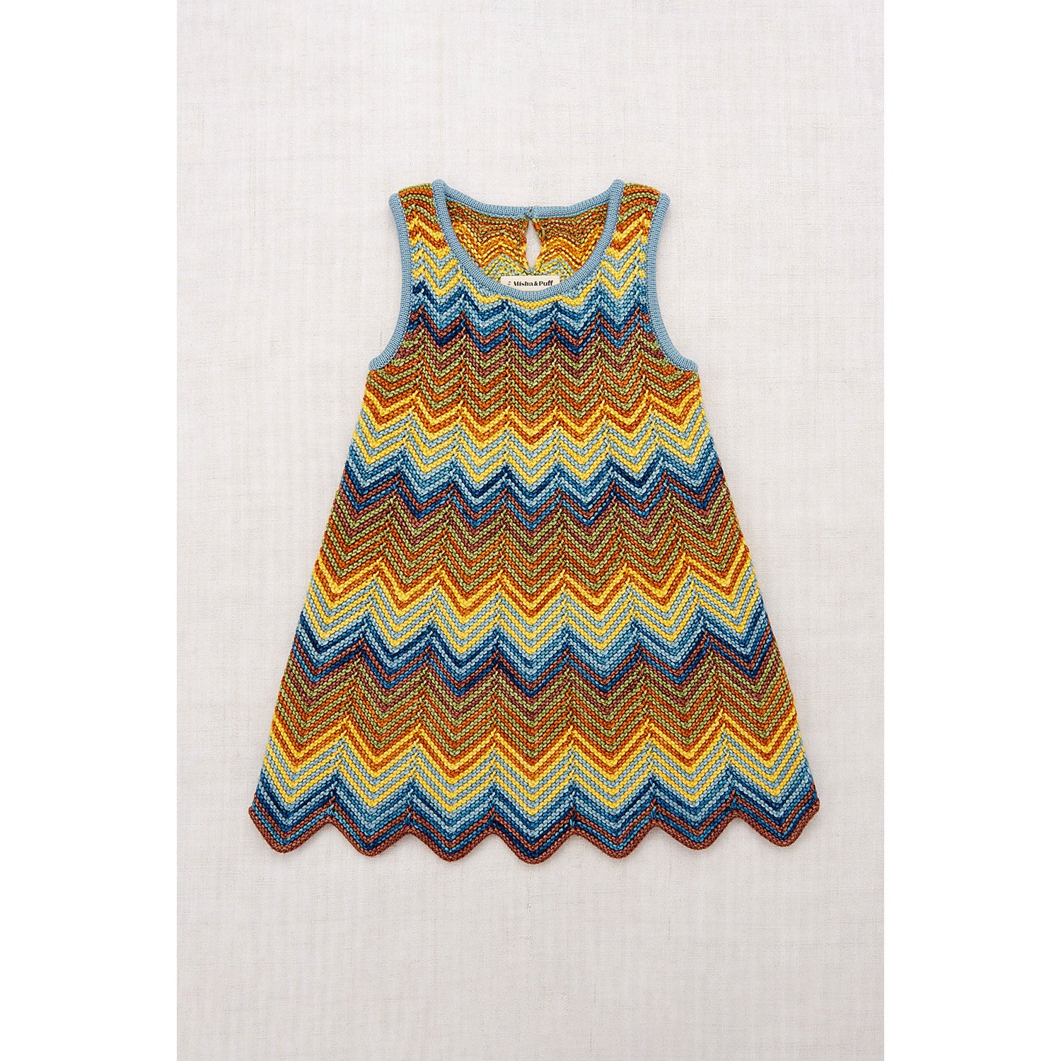 ワンピース misha and puff mango patchwork pinafore Misha and Puff Mango Parlor Chevron Dress – Ladida