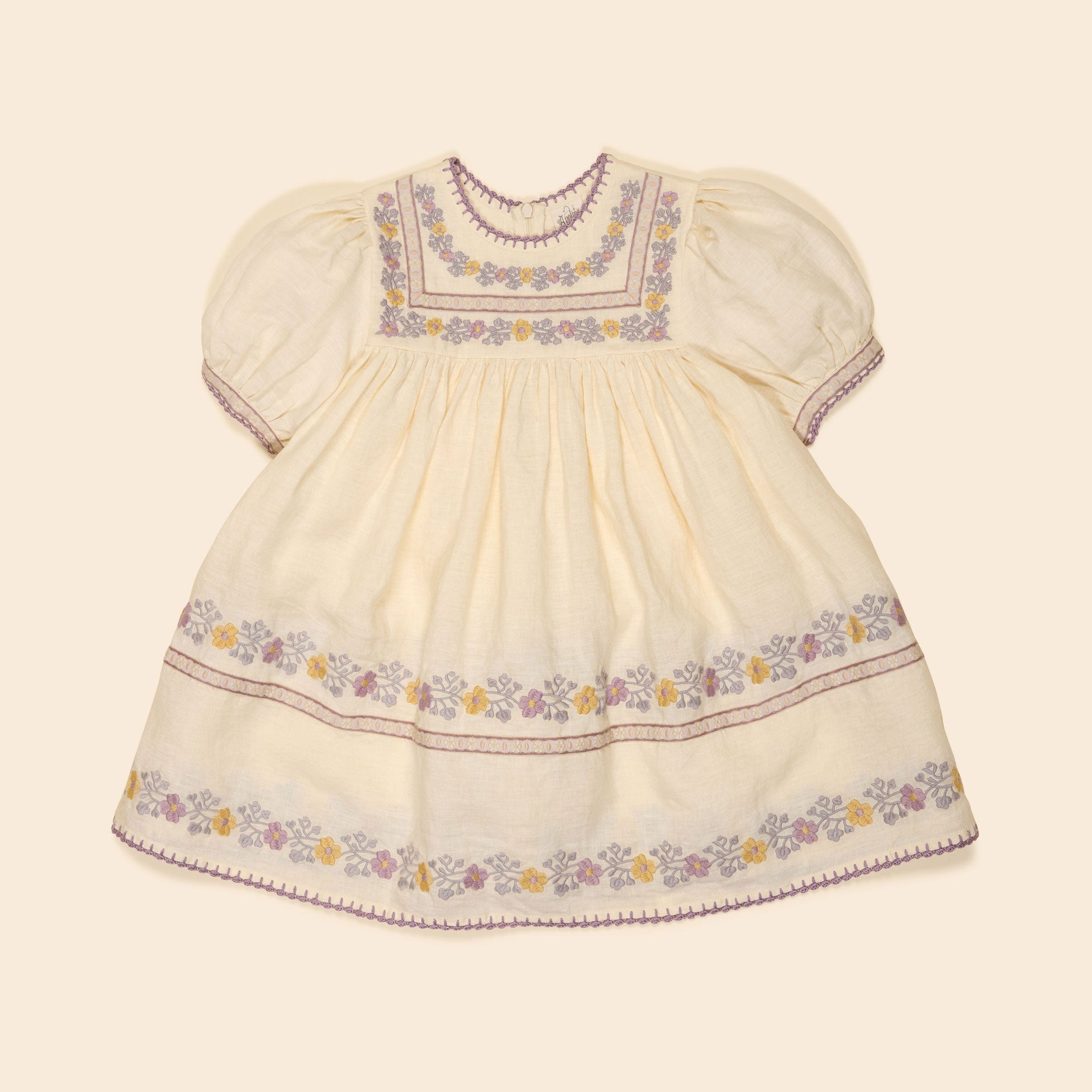 Apolina Cream Patsy Ribbons Dress – Ladida