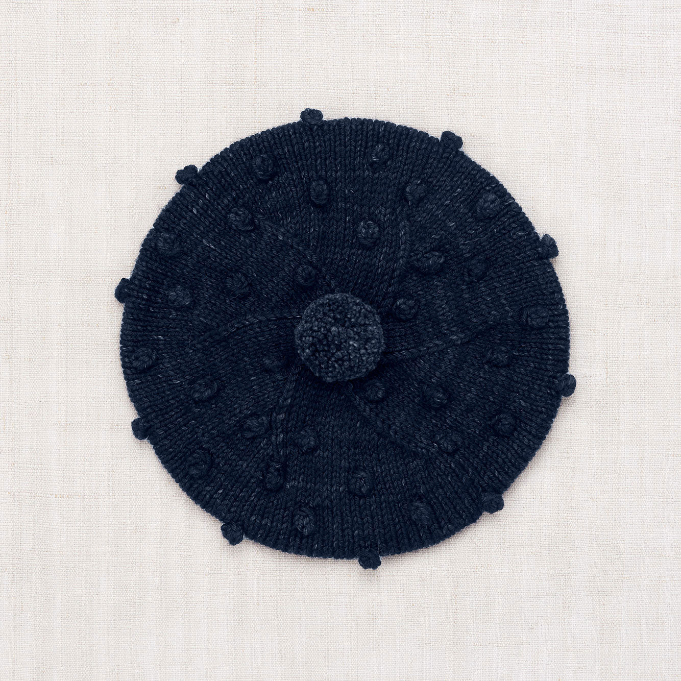 Misha & Puff popcorn beret Ink 6-8y