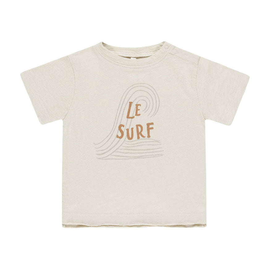 RYLEE AND CRU RAW EDGE TEE SANTORINI main image 1