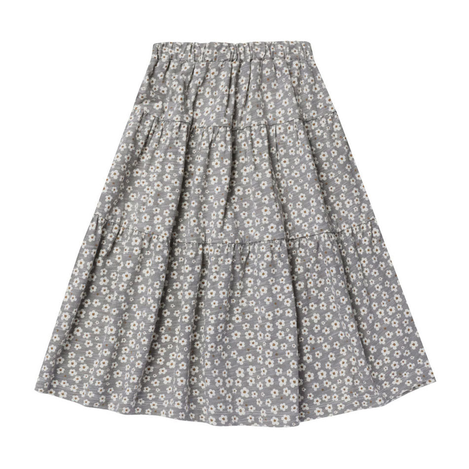 Rylee + Cru Tiered Mini Skirt - Burgundy Plaid