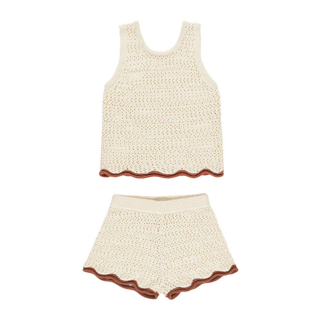 Vayla Crochet Tank- Natrual main image 1