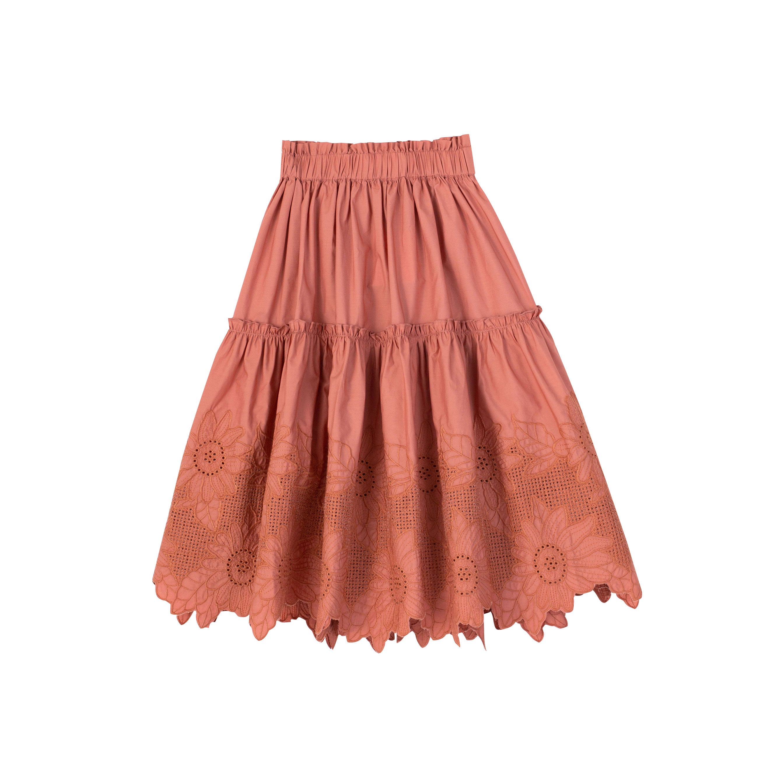 Cera Una Volta Terracotta Elena Skirt  Ladida