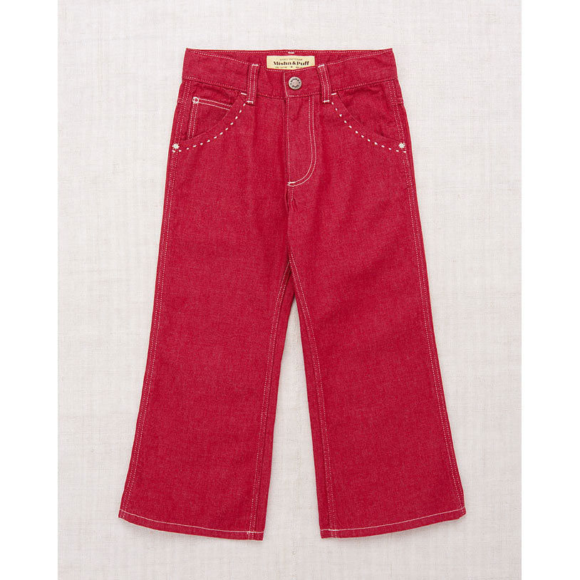 Misha and Puff Vintage Red Denim Slim Flared Jeans – Ladida