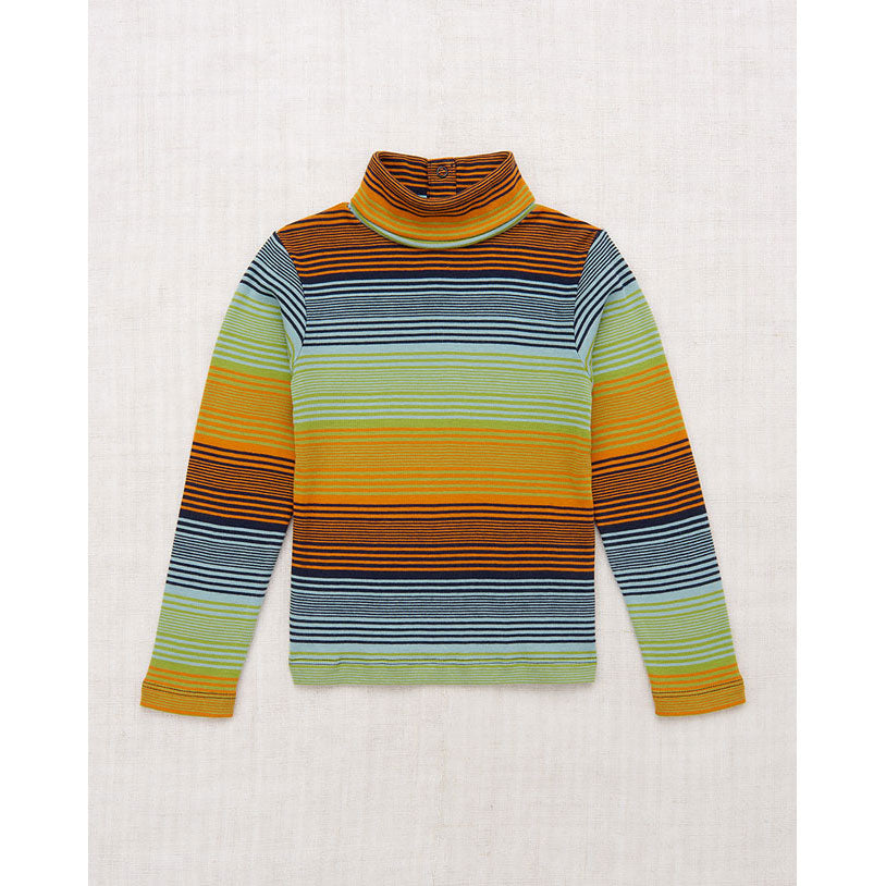 Misha and Puff Sunset Stripe Baby Turtleneck