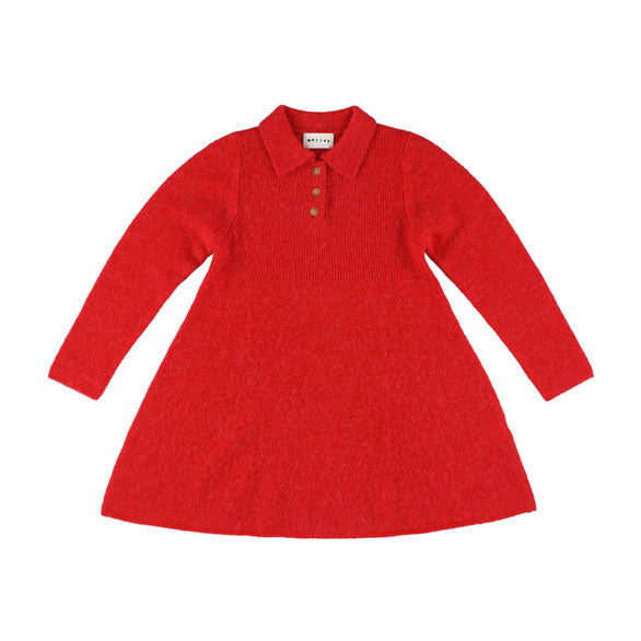 Morley Red Knitted Wool Dress – Ladida