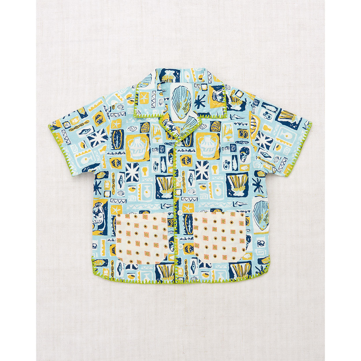 Woven-Button-Up-Top---Sky- 