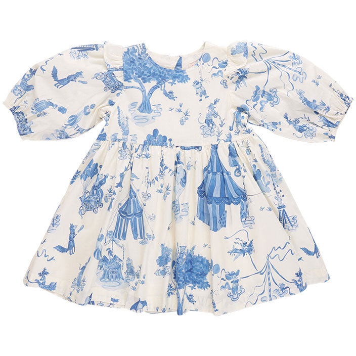 white christmas dresses Pink Chicken Blue Circus Brooke Dress – Ladida
