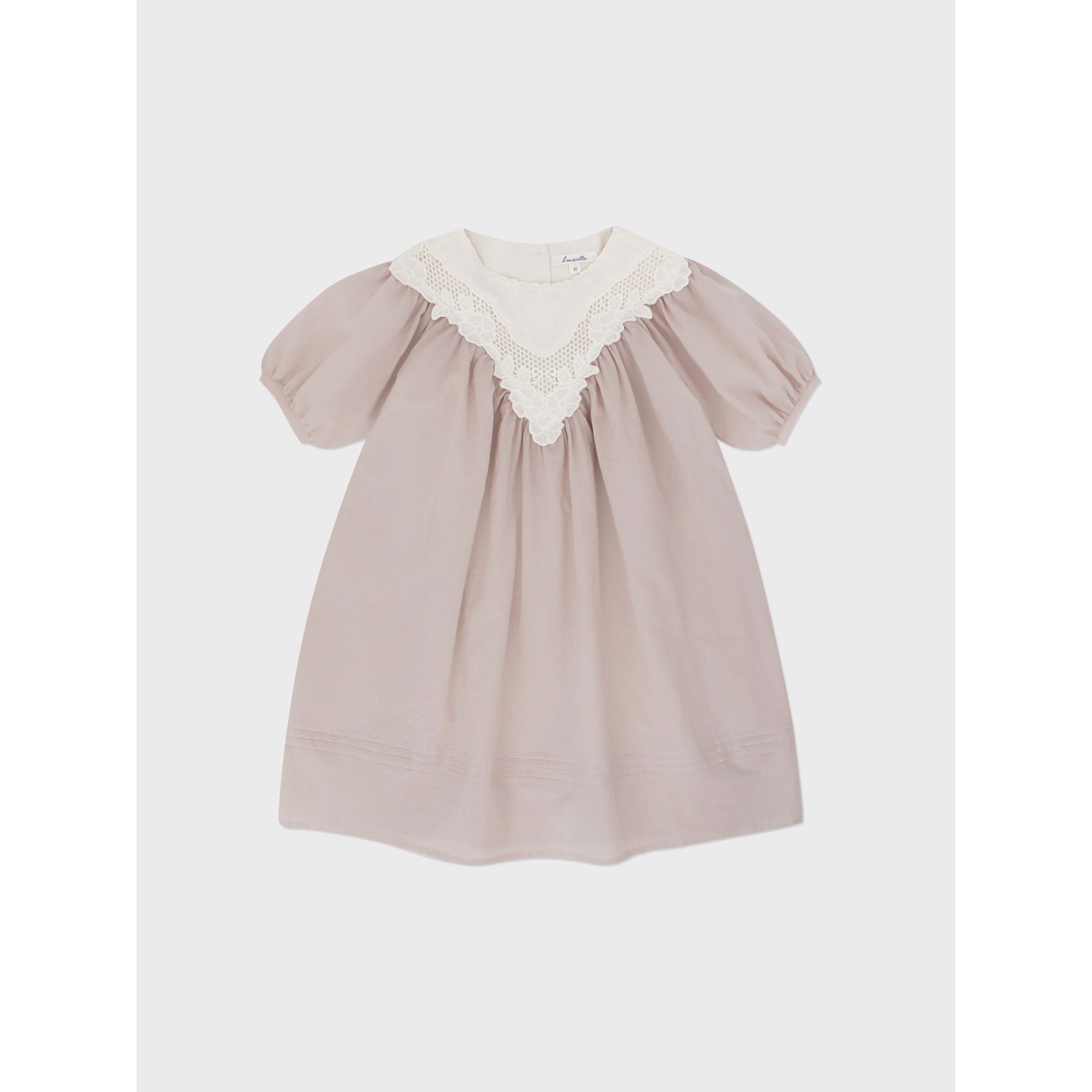 Louisiella Lavien Quilting Dress, Peach Beige main image 1