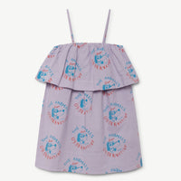 The Animals Observatory Lavender Dogs Dove Dress