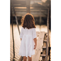 Sissone White Midi Dress